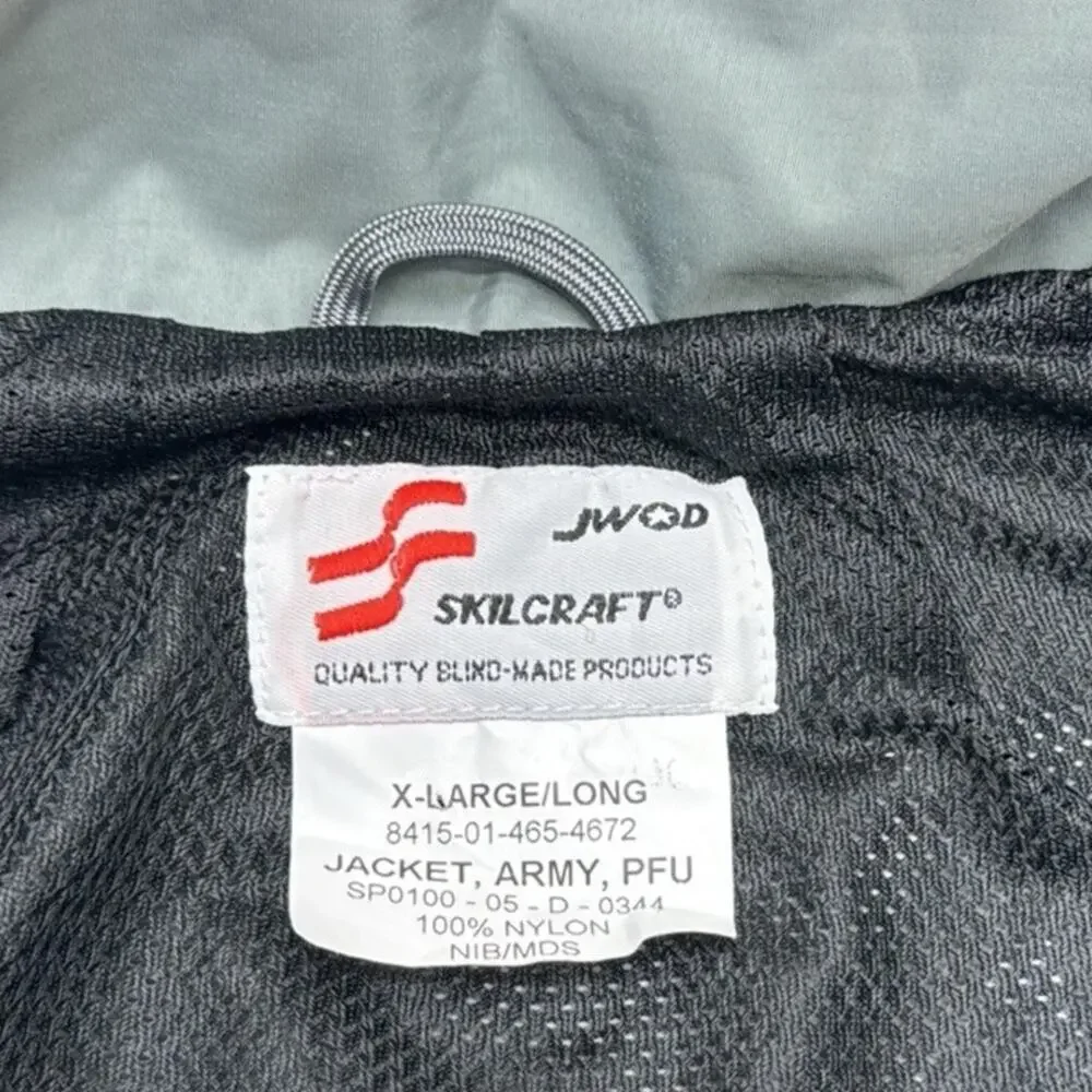 ARMY Men’s XL LONG Gray Rain Jacket